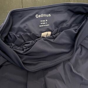 Cadmus Blue 2 in one running shorts with pocket
